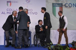 immagine collari oro merito sportivo bertagnolli ravelli