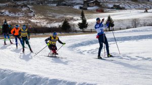 immagine raduno sci nordico paralimpico