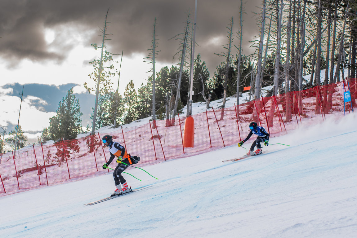 2023 01 24 Mazzel e Casal in azione nel Super G della Supercombinata foto Toni Grases FILEminimizer