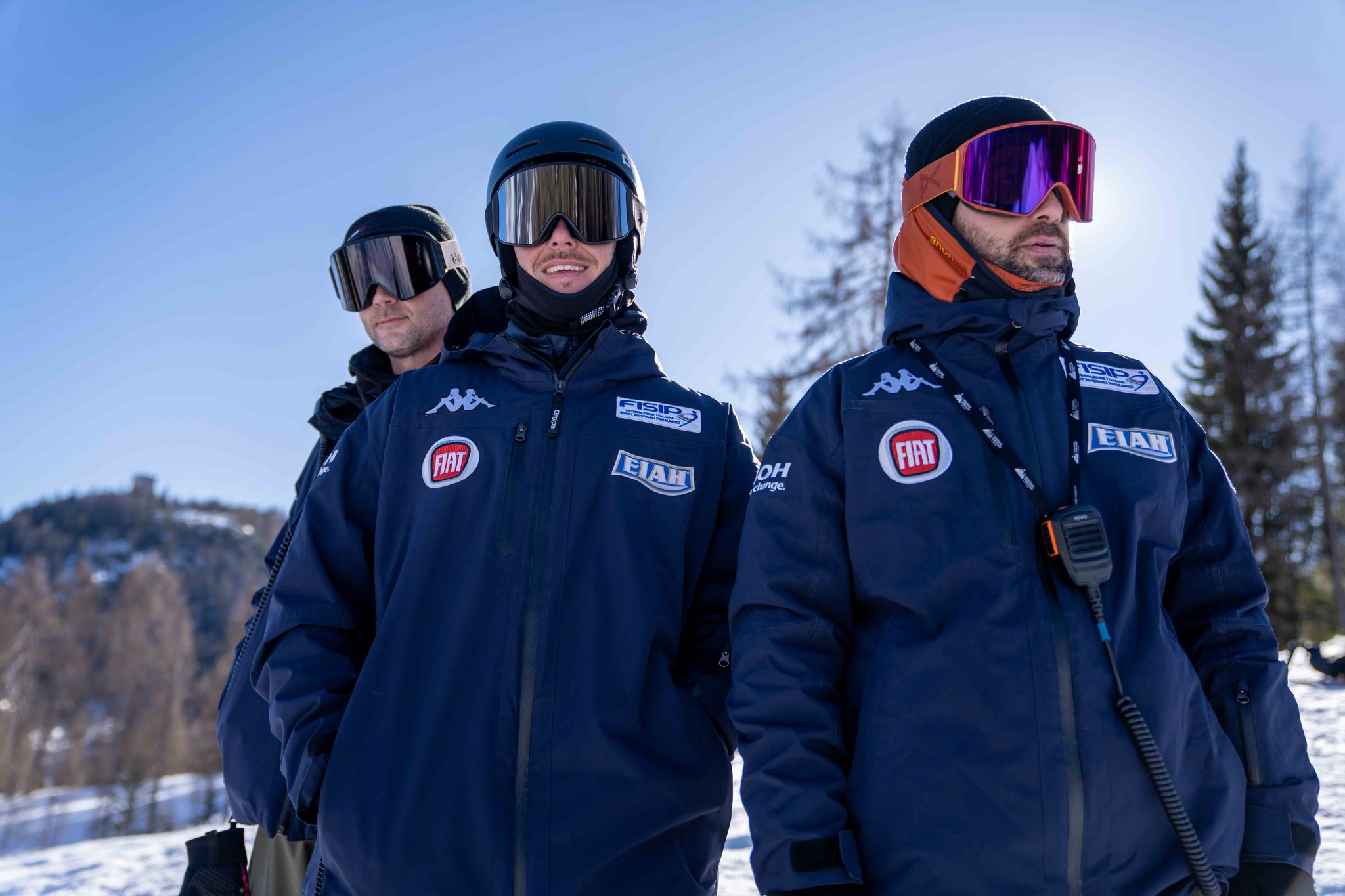 Componenti della squadra azzurra a Cortina photo Giovanni Zenoni