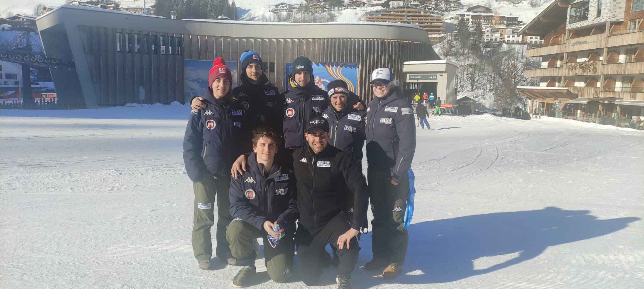 Gli azzurri e le azzurre presenti a Saalbach Austria per una nuova tappa di Coppa del Mondo