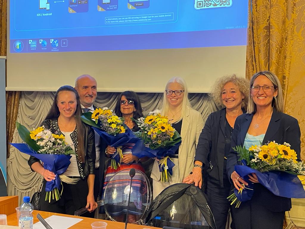 Da sinistra Sabidussi Tavian Silvia Parente Vozza Emiliana Martinelli Anna Pieroni